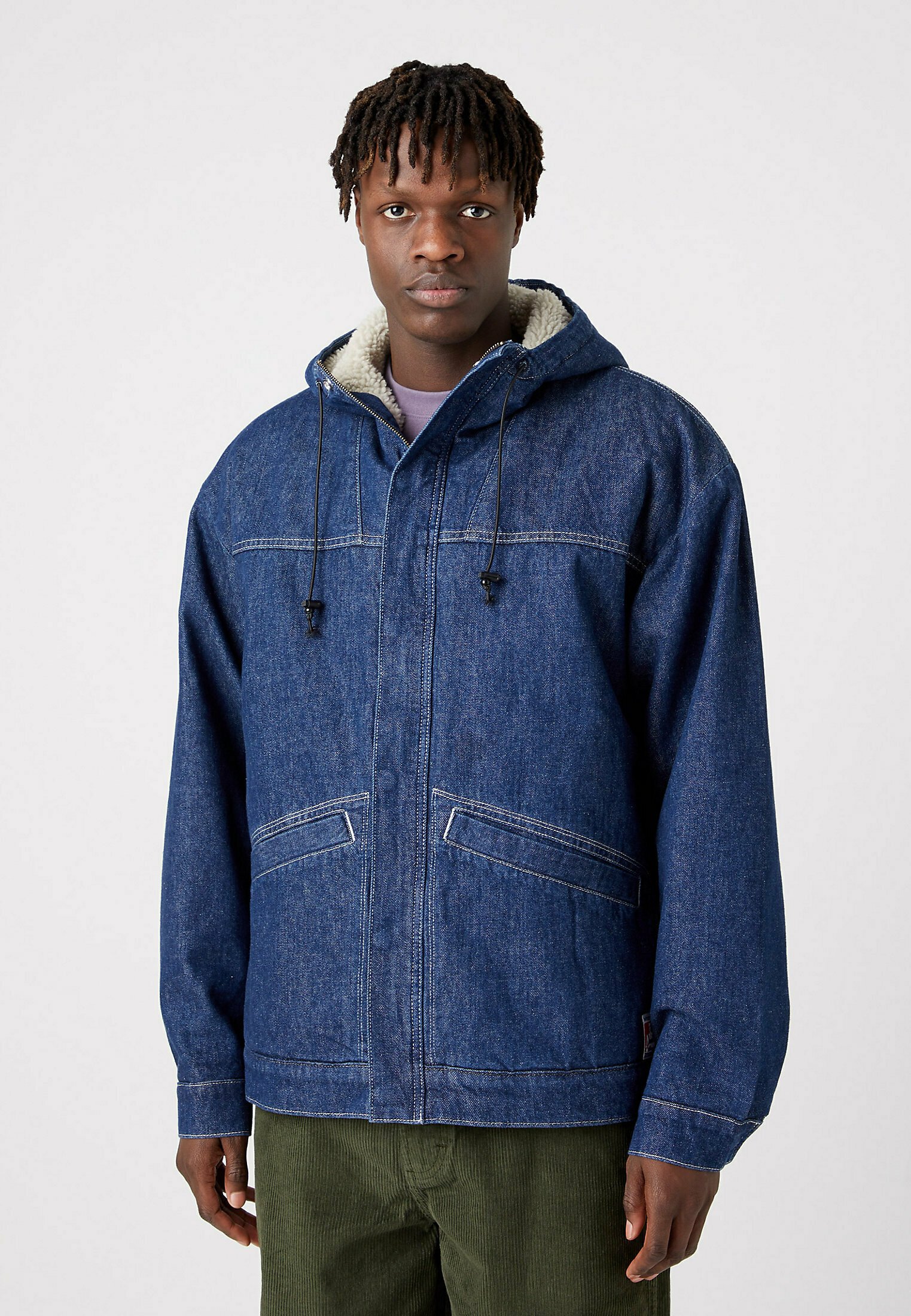 Wrangler SHERPA - Light jacket - indigo 