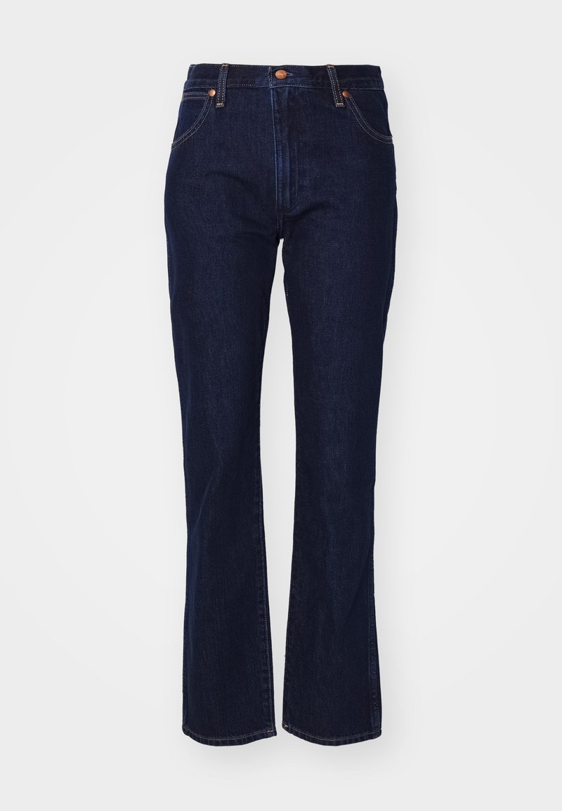 Wrangler Straight leg jeans donkerblauw denim