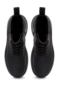Cesare Gaspari Bottines à plateau - mottled black