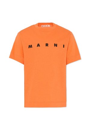 A MANICA CORTA - T-shirt con stampa - orange