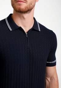 Gabbiano WITH ZIPPER - Polo marškinėliai - navy