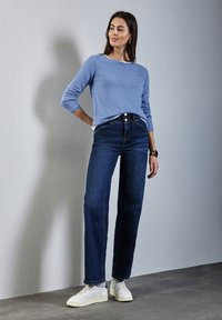 Street One Stickad tröja - blau