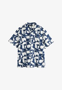 Unselected, indigo blue markmaking