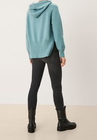 s.Oliver Felpa con cappuccio - turquoise
