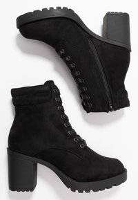 Anna Field Wide Fit Stivaletti con plateau - black