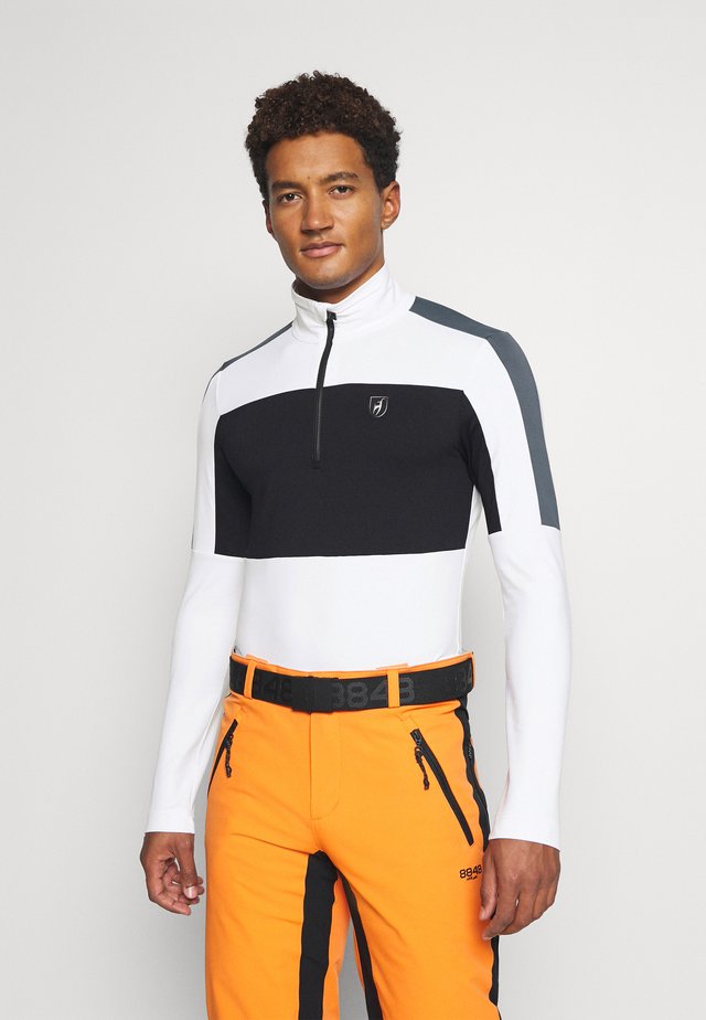 RICK - Pitkähihainen paita - bright white/black