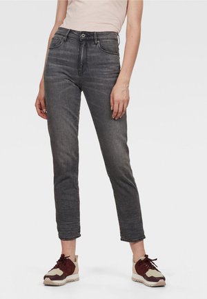 3301 HIGH STRAIGHT 90S ANKLE - Jeans straight leg - authentic black