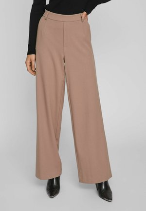 VIVARONE HW WIDE NOOS - Pantalon classique - brown lentil