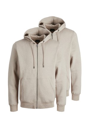 HOODIE 2ER PACK BRADLEY - Sweatjacke - moonbeam