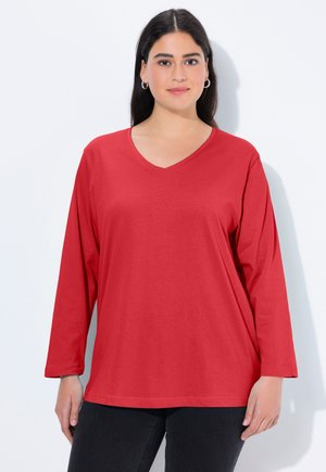GROSSE GRÖSSEN BASIC-V LANGARM  - Longsleeve - salsa