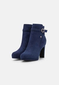 Anna Field Wide Fit Botins de salto alto - dark blue