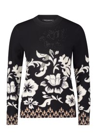 Betty Barclay FEIN MIT PRINT - Neule - schwarz beige