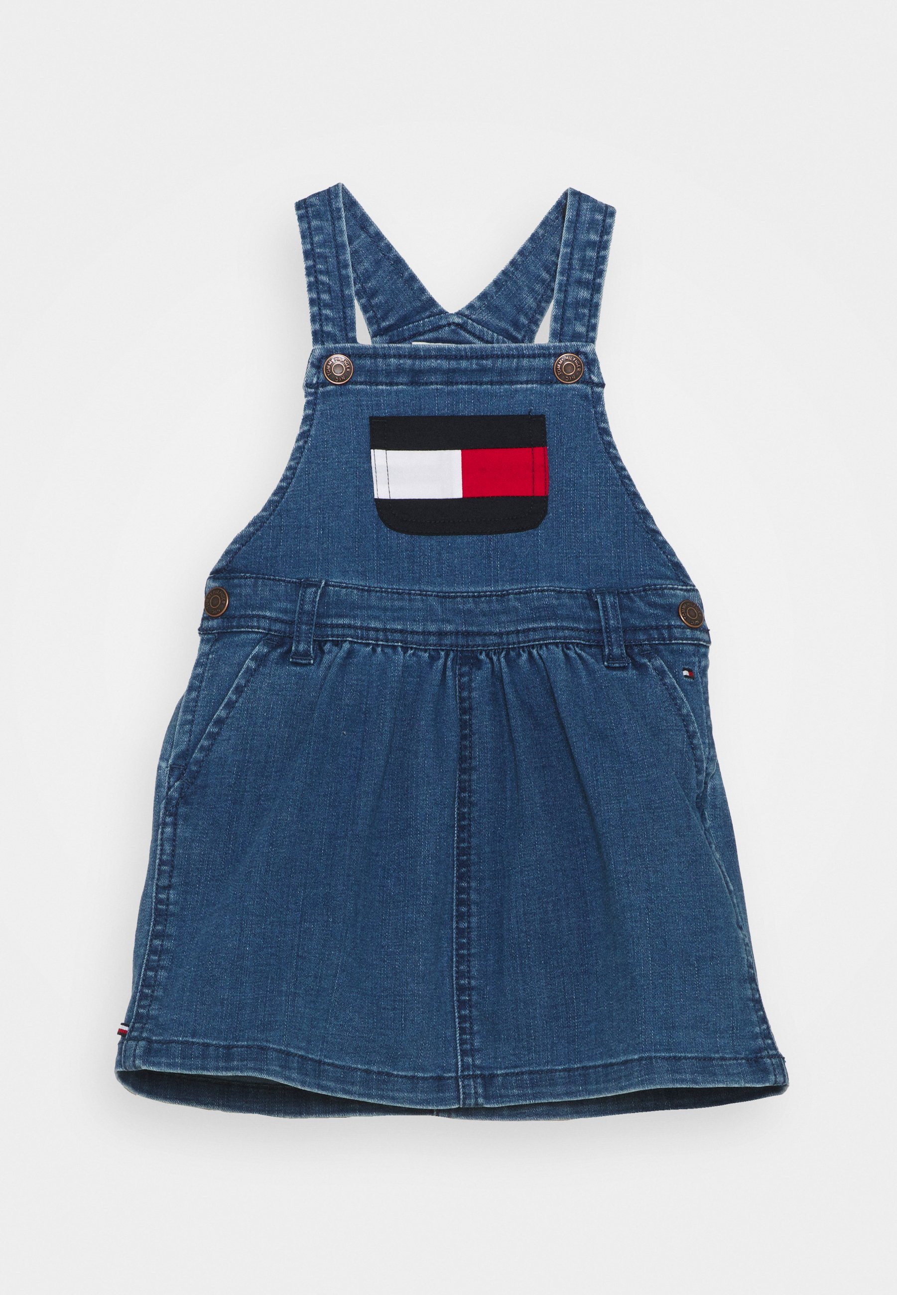 tommy hilfiger denim overall dress