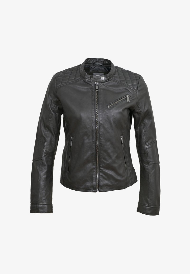 Lee Cooper Leren jas - black