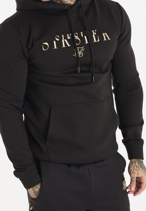 Felpa con cappuccio - black