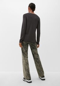 QS MIT V-AUSSCHNITT - Jumper - dunkelgrau