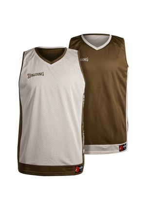 REVERSIBLE  - Top - khaki silver grey