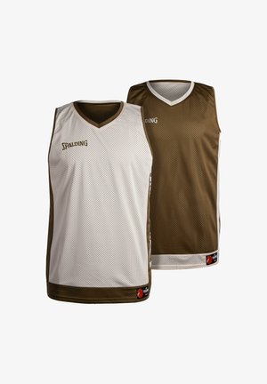 Spalding REVERSIBLE - Top - khaki silver grey