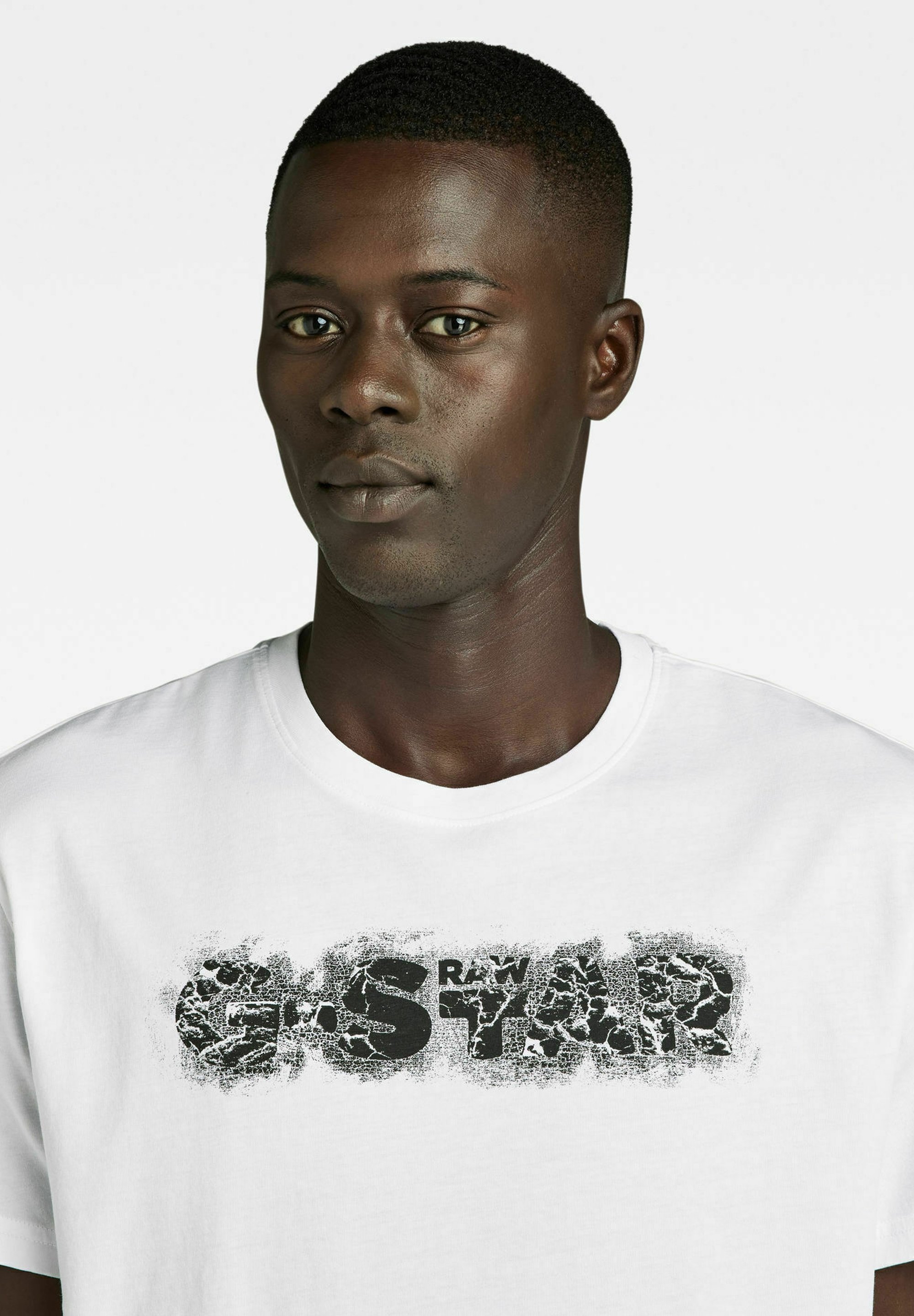 G-Star RAW Maglietta Uomo Distressed Logo – T-Shirt Basic In Cotone, Casual O Elegante
