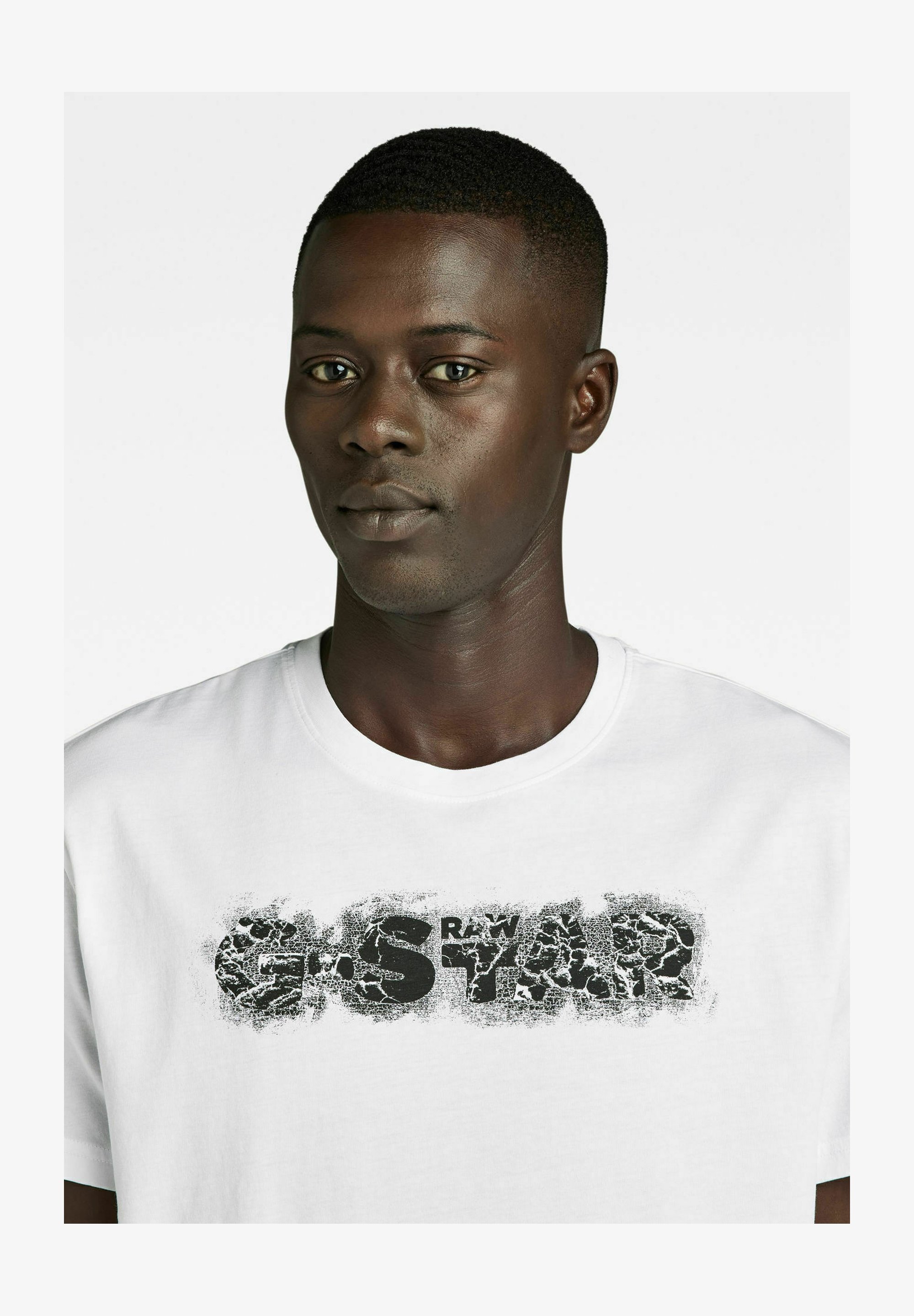 G-Star RAW Maglietta Uomo Distressed Logo – T-Shirt Basic In Cotone, Casual O Elegante