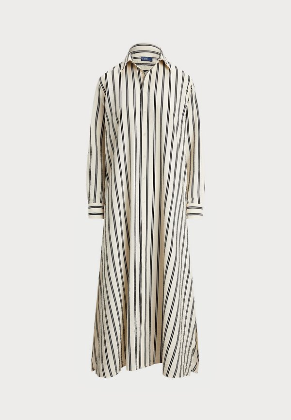 STRIPED SILK BLEND SHIRTDRESS - Shirt dress2