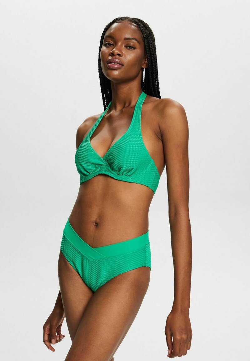 Esprit STRUKTURIERTE Bikini bottoms green Zalando.ie