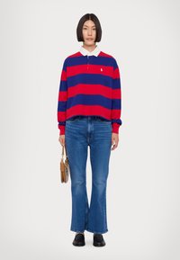 Polo Ralph Lauren RUGBY LONG SLEEVE - Top dugih rukava - red