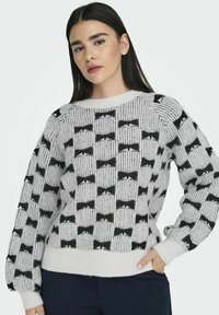 ONLY ONLCLARA  - Stickad tröja - cloud dancer