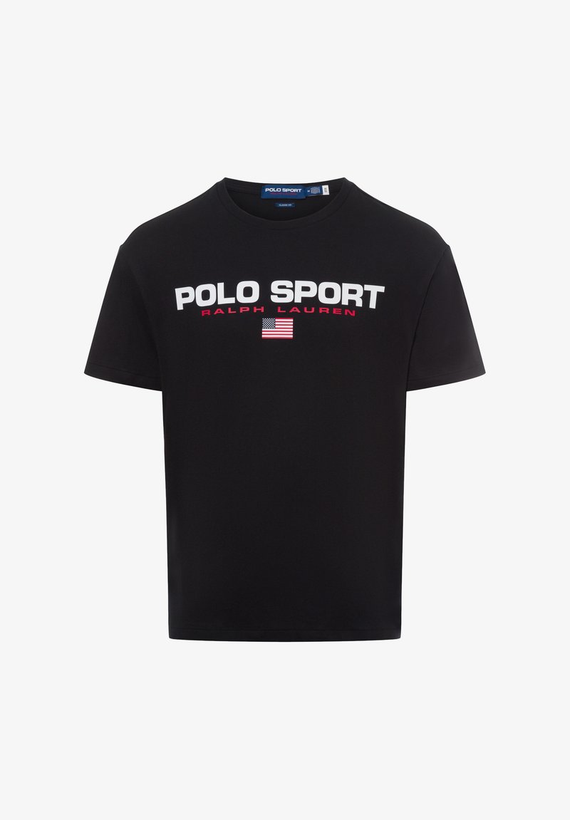 Polo Ralph Lauren SHORT SLEEVE - Marškinėliai su spaudiniu - polo black white