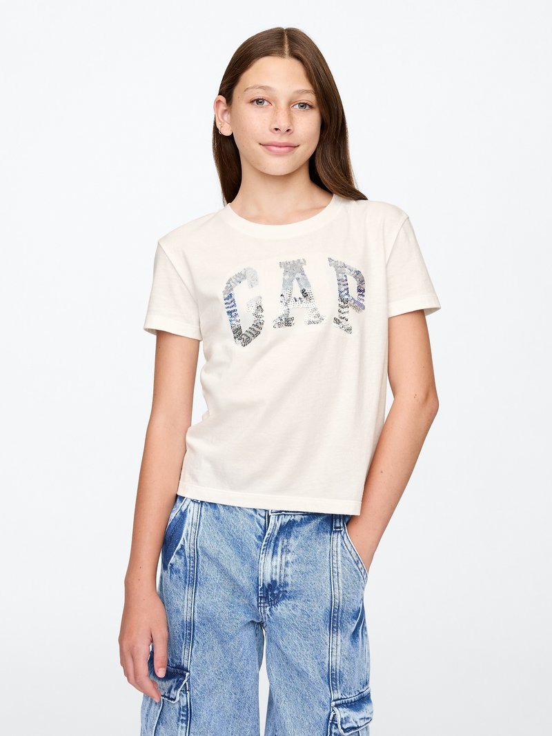 GAP - KIDS GIRLS - T-shirts med print - new off white, Forstørre