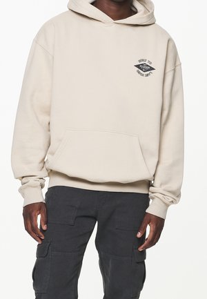 Hættetrøje - beige