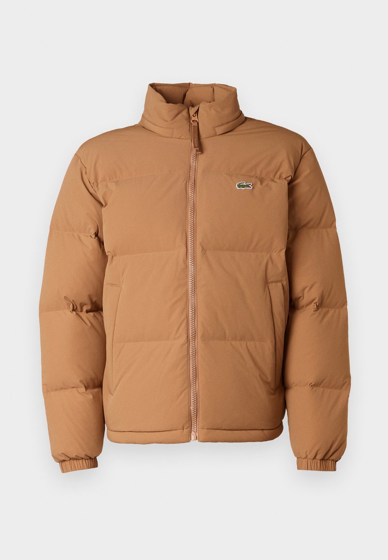 Lacoste Gewatteerde jas bruin