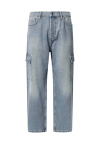CARGO - Relaxed fit jeans - 10 oz grey rigid denim