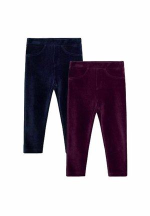 2-PACK  REGULAR FIT - Trousers - navy