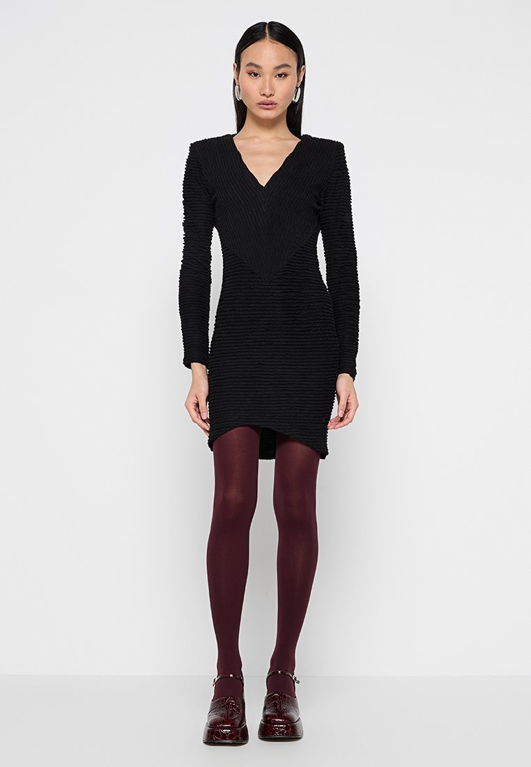 Iro Gebreide jurk zwart Iro Gebreide jurk zwart