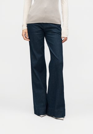 ROSALYA - Blugi evazați - dark blue