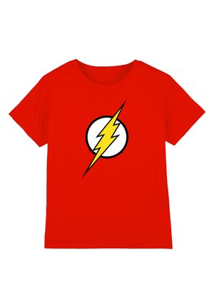Warner Brothers, JLA FLASH LOGO - Print T-shirt - red