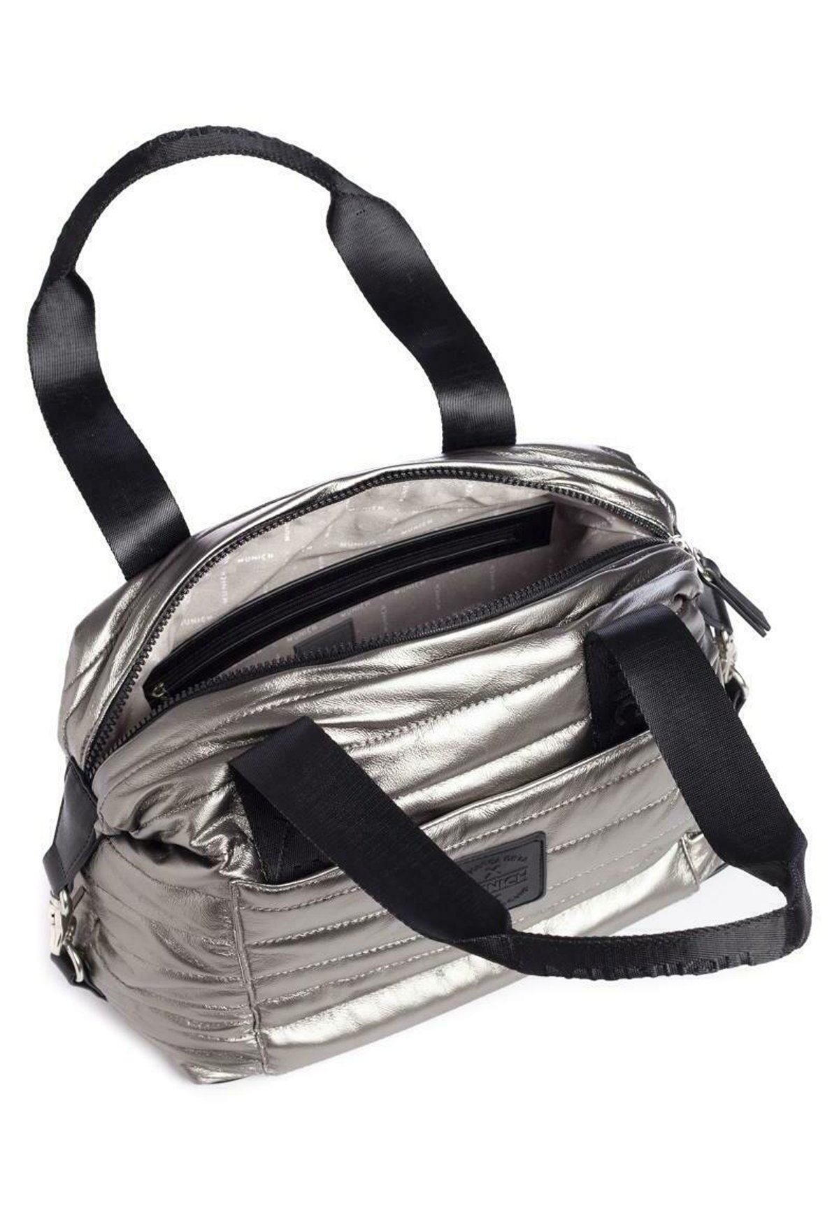 Munich Bolso de mano - plata/gris metalizado - Zalando.es