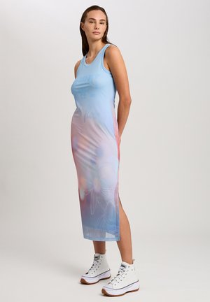 Jersey dress - sky varied