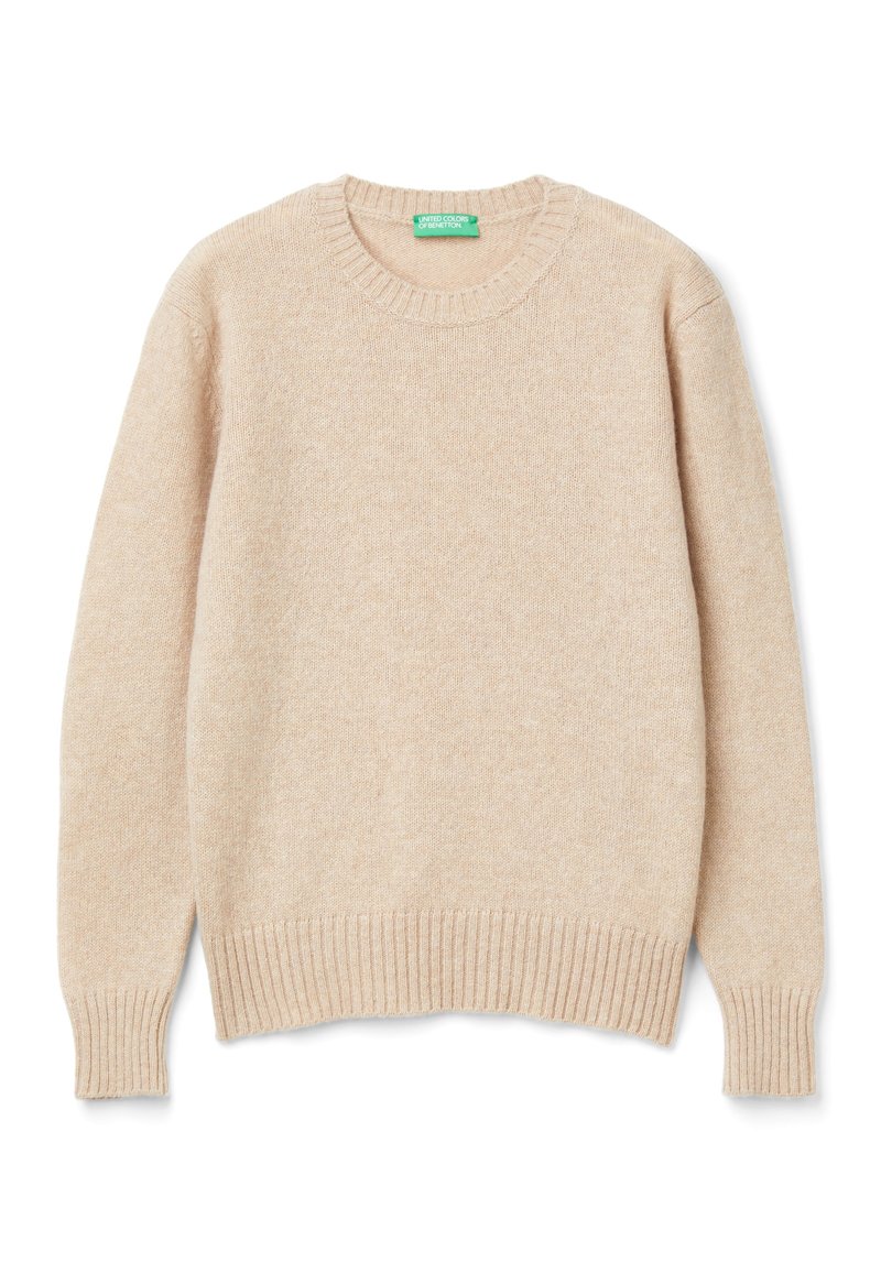 United Colors of Benetton SHETLAND - Sweter/beżowy - Zalando.pl