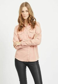 VILA VIBISTA - Button-down blouse - misty rose