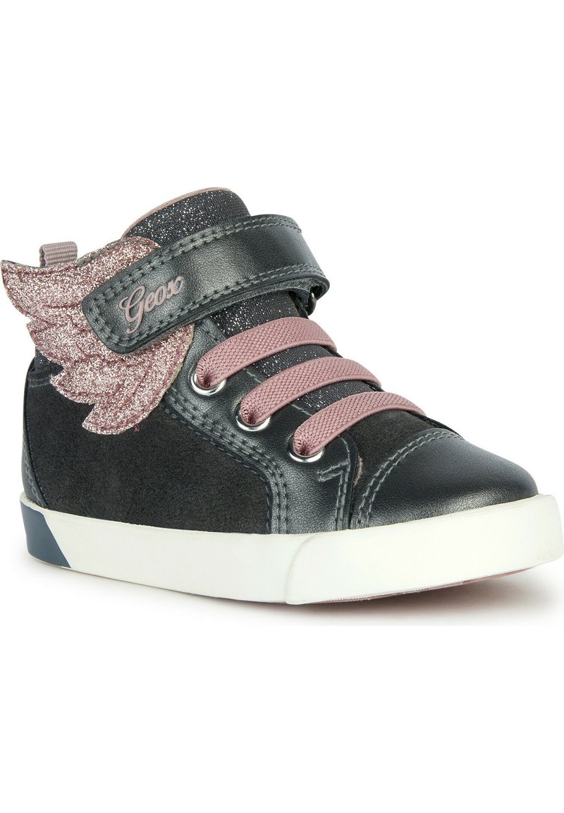 Geox JR KILWI GIRL Beige / Argenté - Livraison Gratuite | ! - Chaussures Baskets Basses