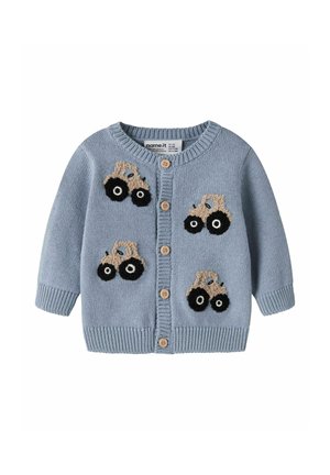Name it, NBMLONDON LS KNIT CARD - Gilet - ashley blue