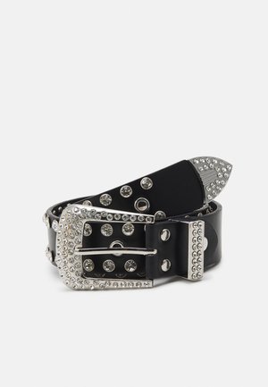 Belt - black/silver-coloured