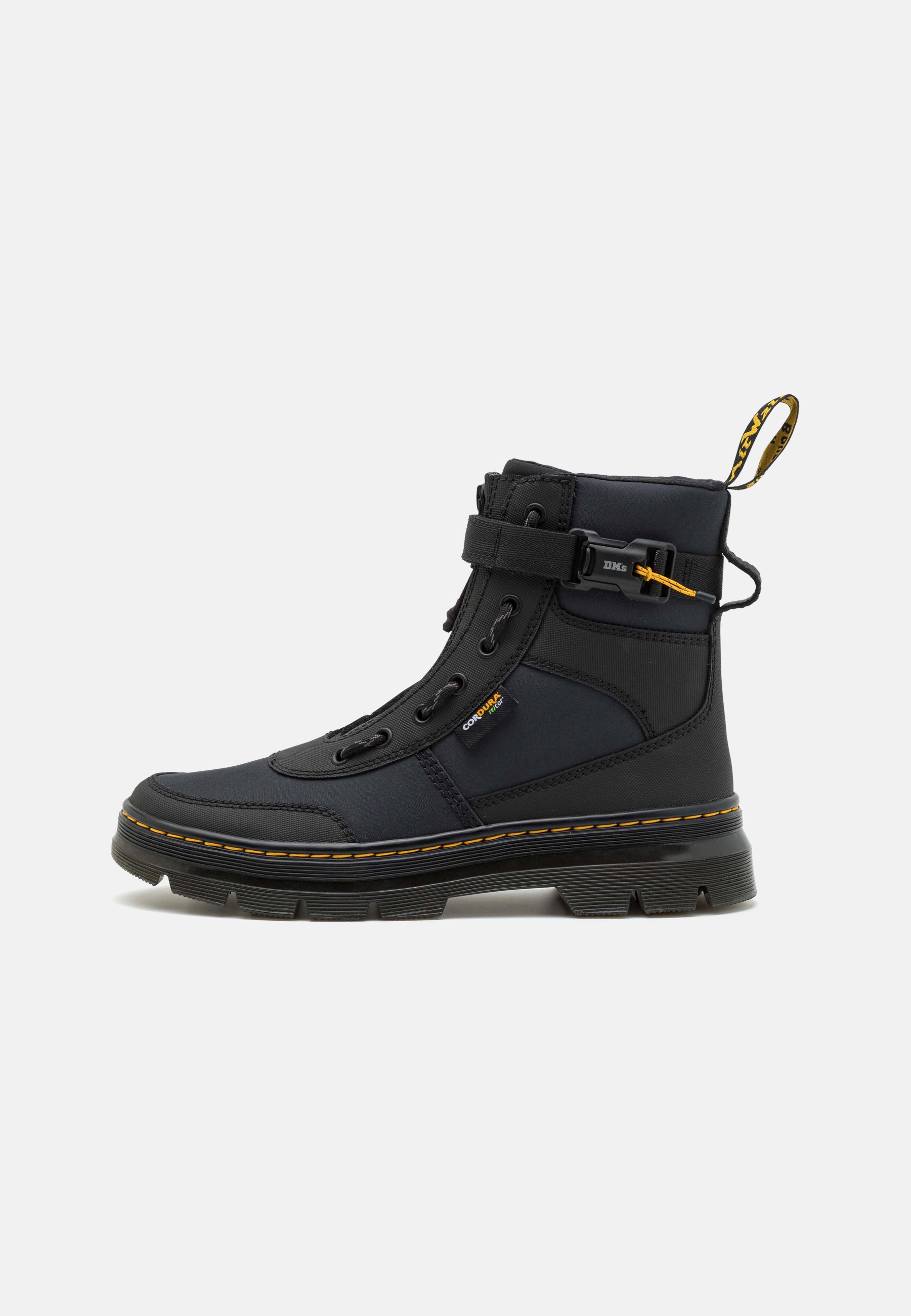 Dr. Martens COMBS TECH JUNGLE UNISEX - Lace-up ankle boots - black 