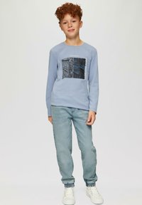 s.Oliver STYLE PETE AILLE MI-HAUTE  - Jeans Straight Leg - blau