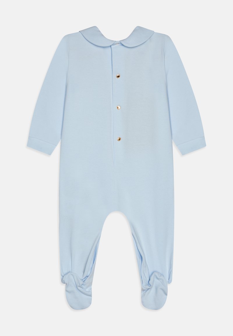 Versace BABY BODYSUIT WITH FEET LOGO BAROCCO PRINT UNISEX Tutina