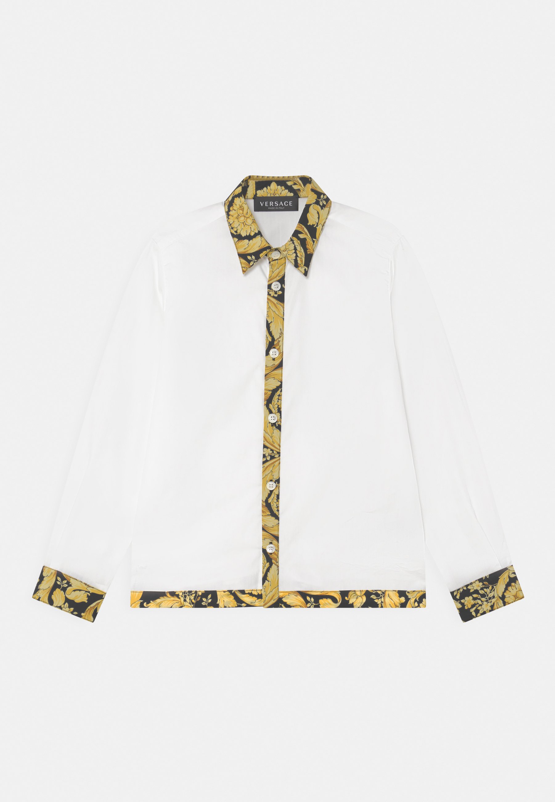 Versace INFORMAL POP BAROCCO KIDS - Camicia - bianco/nero/oro/bianco -  Zalando.it