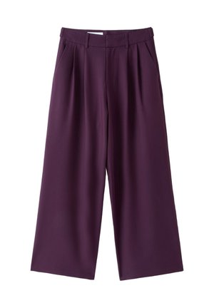 Stradivarius, WIDE-LEG SMART TROUSERS WITH BUTTONS 04536428 - Pantalon classique - purple