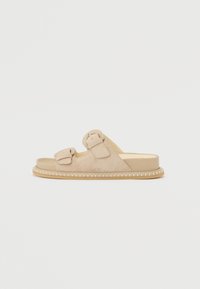 SHAUNY - Pantolette flach - taupe